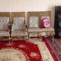 مبل ۹ نفره با کیفیت چوبی و راحتی