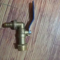 شیر برنجی دسته گازی حیاطی