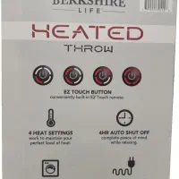 پتو برقی یکنفره برند Berkshire Lifeآمریکا نو|رختخواب، بالش، پتو|شیراز, شیخ علی چوپان|دیوار