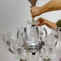 یک جفت لوستر مدل اشک