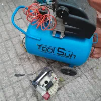 پمپ باد۸۰لیتری،میخکوب بادی،جعبه بکس وآچار و|ابزارآلات|مشهد, گاز|دیوار