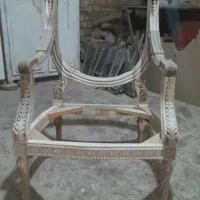 کلاف مبل خام کاجی پاپیون|مبلمان خانگی و میز عسلی|قم, آرامستان بهشت معصومه|دیوار