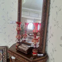اینه کنسول وشعمدانی درحدنو|بوفه، ویترین، کنسول|ابهر, |دیوار