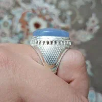 انگشتر نقره عقیق کبود