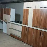 یک سرویس کابینت آشپزخانه ام دی اف در حد صفر|مصالح و تجهیزات ساختمان|تبریز, |دیوار