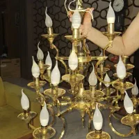 لوستر 24 شعله برند|لوستر و چراغ آویز|اصفهان, آبشار|دیوار