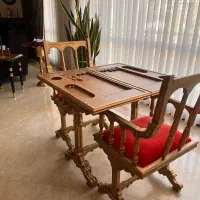 میز تخته نرد  و شطرنج