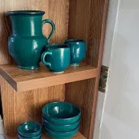 ظروف سفالی سالم|ظروف سرو و پذیرایی|لاهیجان, کوی زمانی|دیوار