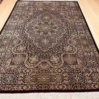 قالیچه ۳ متری تمام ابریشم قم ۸۰ رج کامل|فرش|تهران, سلسبیل جنوبی|دیوار
