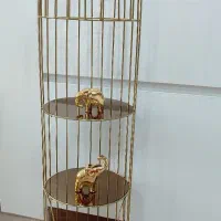 استند قفس طلایی (دکوری )|صنایع دستی و سایر لوازم تزئینی|کازرون, |دیوار