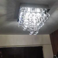 لوستر سقفی کریستالی|لوستر و چراغ آویز|مشهد, رضاشهر|دیوار