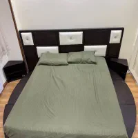 سرویس خواب دو نفره چوبی کامل زیر ۲۰ تومن|تخت و سرویس خواب|تهران, اختیاریه|دیوار