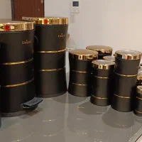 سرویس آشپزخانه مشکی مات unique|ظروف نگهدارنده، پلاستیکی، یکبارمصرف|گرمدره, |دیوار