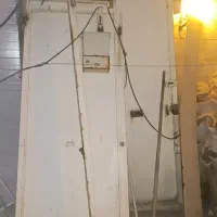 درب حیاط سه سلنگه همراه چهارچوب