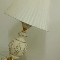 آباژور گل برجسته (رنگ سفید طلایی)|چراغ خواب و آباژور|زنجان, |دیوار