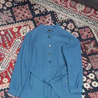 مانتو رنگ ابی