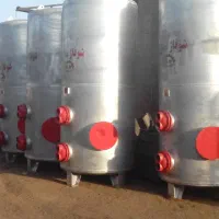 منبع دوجداره کویل دار دیگ فولادی مبدل حرارتی