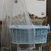 صندلی غذا،تخت کنار مادر ،سبد سلطنتی|تخت و صندلی بچه|خرم‌آباد, |دیوار