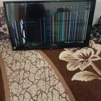 تلویزیون ال جی 43فقط ال‌سی دیش شکسته