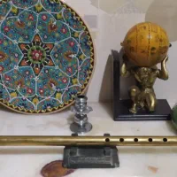 سازدهنی خاص با جعبه و فلوت برنزی|سازهای بادی|تبریز, |دیوار