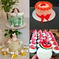 انواع کیک تولد وکاپ کیک و کیکهای کافی شاپی و...