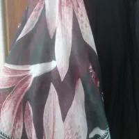 چادر ملی نو با روسری و پیراهن مشکی