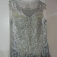 لباس مجلسی طوسی شاین سایز ۴۰ تا۴۲|لباس|ری, ظهیرآباد|دیوار