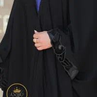 چادر مشکی عربی عبایی سنگدوزی و ساده تنوع بالا BAB1|لباس|بابل, |دیوار