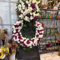 تاج ترحیم|گل و گیاه طبیعی|اصفهان, فرودگاه|دیوار