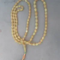 تسبیح شاه مقصود  رنگ زرد کمیاب