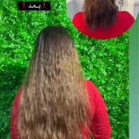 اکستنشن موی ۱۰۰٪ طبیعی با نصب رایگان و تضمیمنی|خدمات آرایشگری و زیبایی|تهران, یافت‌آباد|دیوار
