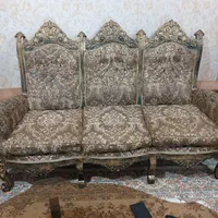 مبل سلطنتی 9نفره شیک همراه میز جلویی|مبلمان خانگی و میز عسلی|تاکستان, |دیوار