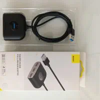 هاب 4 پورت USB باسئوس|قطعات و لوازم جانبی رایانه|تهران, حکیمیه|دیوار