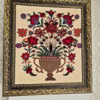 ۲ عدد تابلو فرش بیجار|تابلو فرش|بیجار, |دیوار