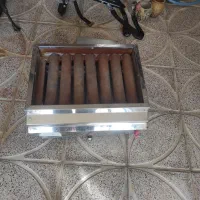 کباب پز گازی بدنه استیل سرشعله چدن