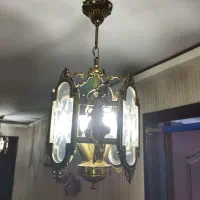 لوستر برنز|لوستر و چراغ آویز|تهران, گلستان (شهرک راه آهن)|دیوار