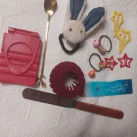 گیر سر .قاشق.نگه دارنده موبایل.کاردک اپیلاسیون