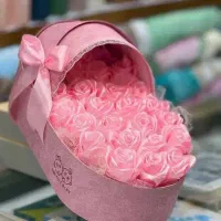 باکس نوزاد با گل ربانی