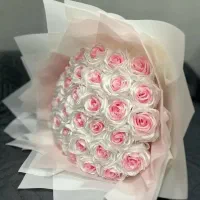 دسته گل روبانی و باکس گل ربانی