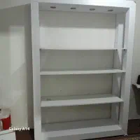 قفسه یا کتابخانه ویک ویترین|کتابخانه، شلف، قفسه‌های دیواری|مشهد, منزل آباد|دیوار