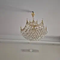 لوستر طلایی|لوستر و چراغ آویز|ری, فیروزآبادی|دیوار