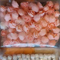 گل رز فومی و کاغذی