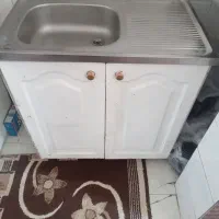 کابینت ظرفشویی درحد نو  ۸۰ سانت
