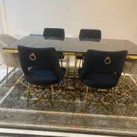 میز نهار خوری استیل وسنگ کار تهران|میز و صندلی غذاخوری|مشهد, چهارچشمه|دیوار