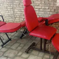 صندلی سه تیکه مناسب آرایشگاه تمیز روکش چرم|آرایشگاه و سالن‌های زیبایی|کارون, |دیوار