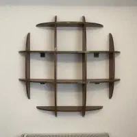 کتابخانه سه بعدی دیواری ام دی اف