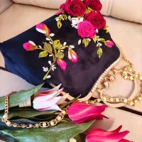 کیفهای مجلسی روباندوزی شده|کیف، کفش، کمربند|اردبیل, |دیوار