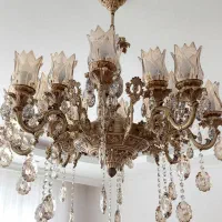 لوستر برنز ۸شاخه