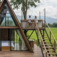 ساخت انواع کلبه ها