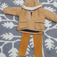 کاپشن و شلوار ست ۲سال تا ۵ سال خارجی